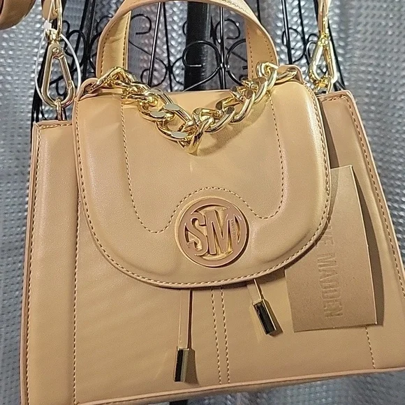 Steve Madden Tan Handbag with Strap - Picture 4 of 5